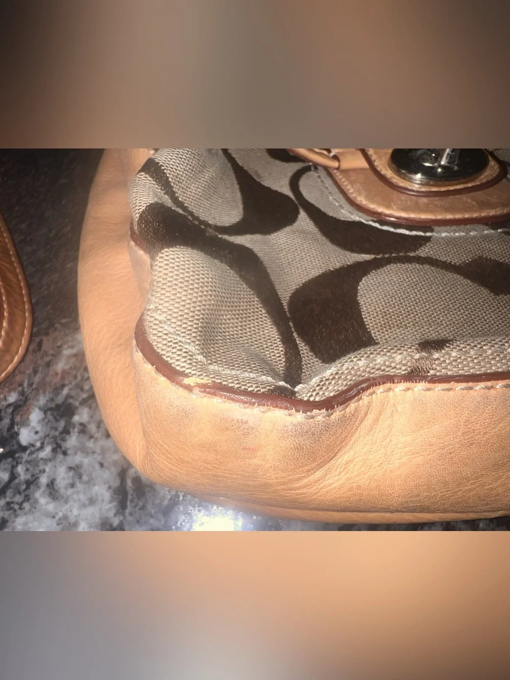 Vintage Coach Willis 70th Anniversary Purse